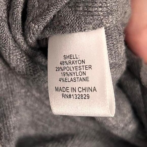 Majorelle Revolve Elena Heather Grey Knit Tie Front Cardigan Coquette Ruffle Top - Picture 8 of 8